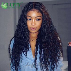 Wave HD Full Lace Human Hair Wigs Pre Plucked HD Lace Front Wigs with Baby Hair