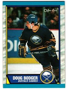 1989-90 O-Pee-Chee #154 Doug Bodger, Buffalo Sabres
