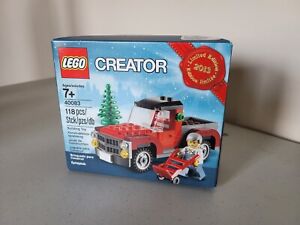 Lego 40083 Christmas Tree Truck 40083 MSIB 100% Complete Holiday & Event