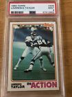1982 TOPPS #435 LAWRENCE TAYLOR 🔥 Rookie IN ACTION HOF PSA 9 NY GAINTS