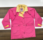 Overland Outfitters Womens M Southwest Aztez Jacket Long Coat Pink 100% Cotton