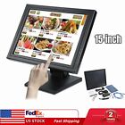 15-inch LCD Touch Screen Monitor USB VGA  Ports For POS Retail Cashier System