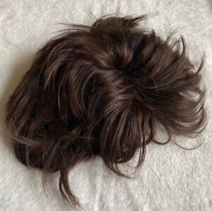 New ListingDuby Outre 100% Human Hair Dark Brown Short Choppy Cut Lace Cap Wig