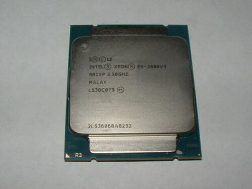 Intel Xeon E5-2680 V3 2.50GHz 12 Core (SR1XP) ProcessorIntel Xeon E5-2680 V3 2.5