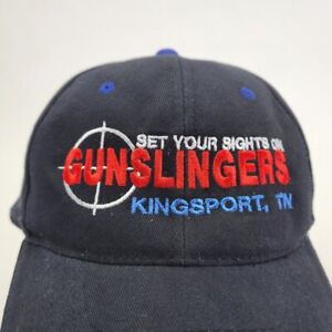Gunslingers Gun Shop Hat Cap Scope Crosshairs Kingsport TN Firearms Blue