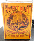 Antique Sweet Mist Chewing Tobacco Large Counter Tin General Store Display