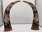 Antique Chinese Carved Water Buffalo Horns