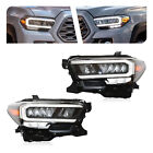 For 2016-2023 Toyota Tacoma Pair Full LED Headlight W/DRL Sequential Signal (For: 2021 Tacoma)