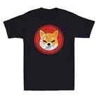 Shiba Inu Distressed Style Logo T-Shirt Shib to the Moon Vintage Men's T-shirt