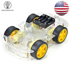 4WD Robot Smart Four wheel Car Chassis Kits car with Speed Encoder For Arduino