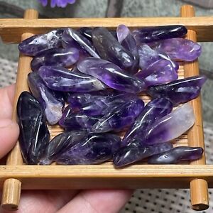Dream Amethyst Points Lots Natural Dark Purple Crystals Uruguay  48g  m7080