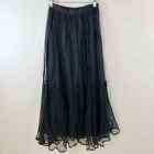 Commense Skirt Womens S Multiple Layers Mesh Maxi Tulle Black Classic