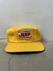 Vintage Jeep Snapback Trucker Hat Mesh Adjustable embroided PATCH Yellow