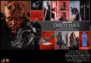 New Hot Toys DX17 Star Wars The Phantom Menace Darth Maul & Sith Speeder Special