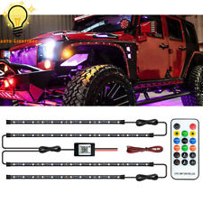 RGB Dreamcolor LED Car Underglow Lights Music Bluetooth App Remote Control Strip