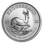 2022 South Africa Krugerrand .999 Fine Silver Coin One (1) Ounce Oz Bullion - BU