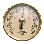 Dial Type Barometer with Thermometer Hygrometer Weather Station, 3 in 1 Weather