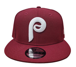 New Era 9Fifty MLB Philadelphia Phillies Cardinal Red Cooperstown Snapback