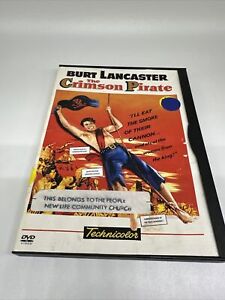 The Crimson Pirate (DVD, 1952)  Burt Lancaster, Eva Bartok, Rare OOP HTF