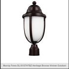 Feiss OL10107HTBZ Heritage Bronze Vintner Outdoor Post Lantern.