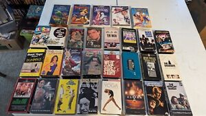 Mixed Bulk Lot of 29 VHS Movies Drama Comedy Horror Exercise Disney (NO REPEATS)