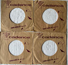 Lot of 4x CADENCE RECORDS 1950s Rockabilly/Surf/Teen  7