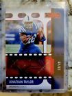 2021 Panini Chronicles Signature Series Red Jonathan Taylor Auto 32 /49 Colts
