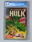New ListingIncredible Hulk #102 (1968) - CGC 6.5 - Silver Age Key - Premiere Issue