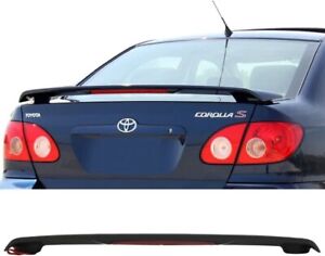 Matte Black Rear Trunk Spoiler w/LED Brake For 2003-2008 Toyota Corolla CE LE S (For: 2005 Toyota Corolla)
