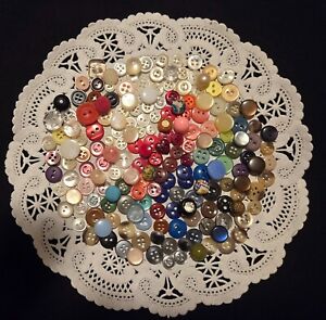 New ListingLot of 180 Modern & Vintage Small & Tiny Buttons Free Shipping