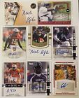 15 Card Auto Autograph Lot Rc Rookie Sage Leaf NFL NCAA Football Draft Serial #d