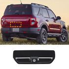Black Rear Door Tailgate Handle Decor Trim for Ford Bronco Sport 21+ Accessories (For: 2022 Ford Bronco Sport Badlands)