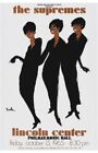 Original Vintage Poster The Supremes  Lincoln Center NYC Music 1965
