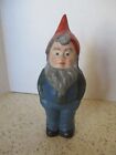 CAST IRON, GARDEN GNOME, HAND PAINTED & SIGNED BY ARTIST, LHitch, 5