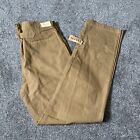 Mens 40 Scully Canvas Western Rangewear Frontier Pants Brown Cowboy Button NWT