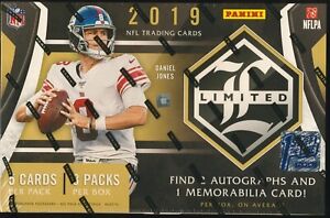 2019 Panini Limited NFL Football Sealed First Off The Line FOTL HOBBY BOX