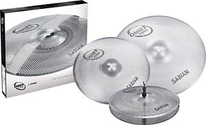 Sabian Quiet Tone 4 Piece Cymbal Set/New-Warranty/Model # QTPC503/w-Cymbal Case