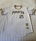 Authentic Vintage Mitchell & Ness 1971 Pirates Roberto Clemente Baseball Jersey