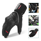 Motorcycle Gloves Leather Full Finger Glove Touch Screen Motorbike Riding Gloves