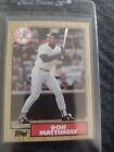 1987 Topps Tiffany #500  DON MATTINGLY  Gem Mt PSA 10 ? Just Pulled From Case