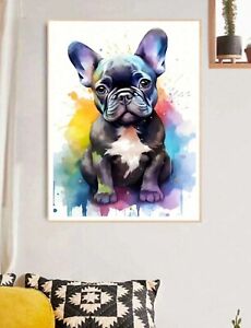 New ListingBlack Frenchie French Bulldog Diamond Painting Kits Art Set 30 X 40 cm New!!
