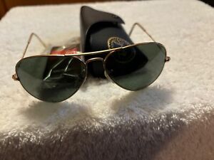 Ray-Ban Aviator Sunglasses RB3025 58-14mm Gold Frame & Brown Lenses