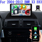 For BMW X3 E83 2004-2012 Android 13 Car Radio Stereo GPS Navigation Wifi CarPlay (For: 2004 BMW X3 2.5i 2.5L)