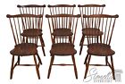 LF64215EC: Set of 6 STICKLEY Cherry Valley Windsor Dining Room Chairs