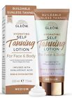 Self Tanning Lotion for Face & Body, Indoor Tanning Lotion, Sunless Tanner 7.5oz