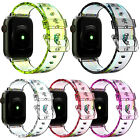Silicone Wristwatch Bands for Apple Watch Series 9 8 7 SE iWatch Band 44/40/38mm