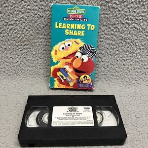 Sesame Street Kids Guide to Life: Learning to Share VHS Tape 1996 VTG PBS