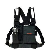 X-FIRE&#174; Single Radio Chest Rig Harness w/Tool Pockets and 3m Reflective