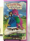 BARNEY'S RHYME TIME RHYTHM Vhs Video Tape 1999 Mother Goose Clamshell ACTIMATES