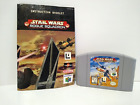 STAR WARS: ROGUE SQUADRON Nintendo 64 + Booklet! Authentic N64 Tested